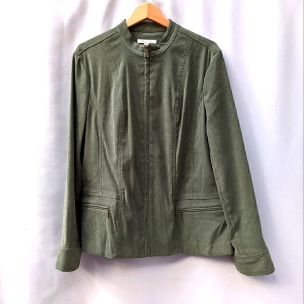 Jm Collection zipper jacket
